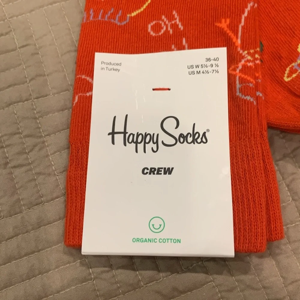 NWT Happy Socks Happy Holiday Design
